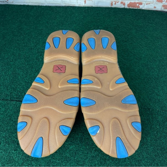 Twisted X Aztec Print Driving Moc Boat Shoes - Picture 11 of 11